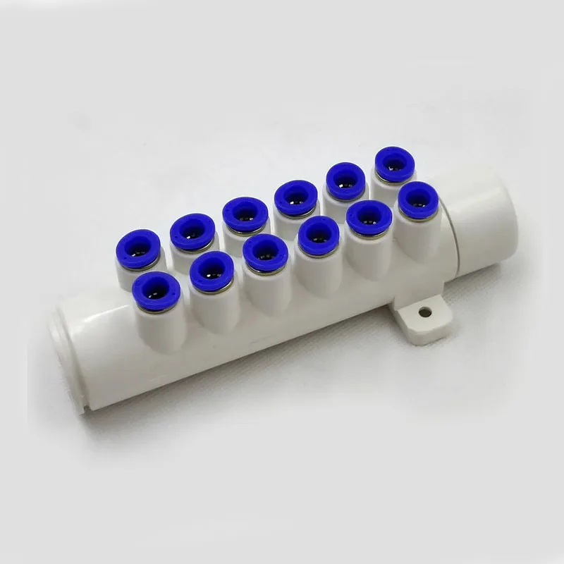 Spa 12 holes fast connection air manifold for nozzle bubble jet for bathtub tub