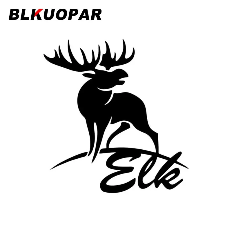 

BLKUOPAR галантный и жирный лось креативные автомобильные наклейки водостойкая солнцезащитная наклейка индивидуальный солнцезащитный козырек на окно автомобильные товары графика