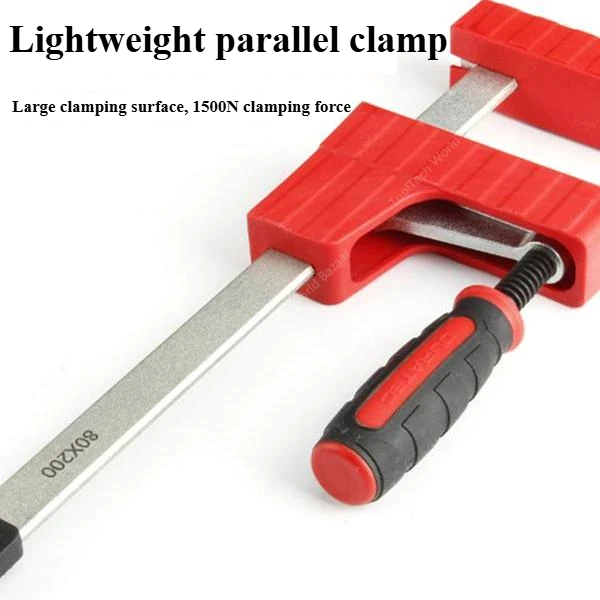 Lightweight Parallel Clamp Woodworking F-Type Stiffener Fixing Clamp Strong Puzzle Plastic