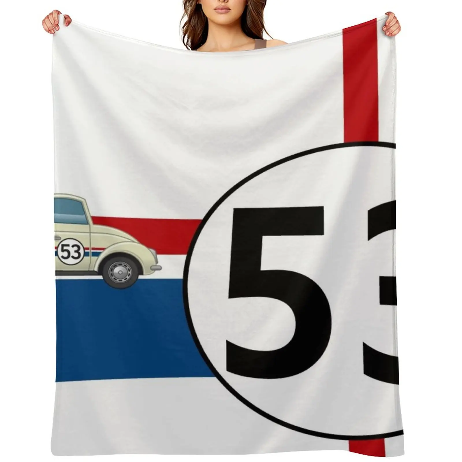

Herbie Fully Loaded Fan Art Throw Blanket Large Winter beds Soft Big Blankets
