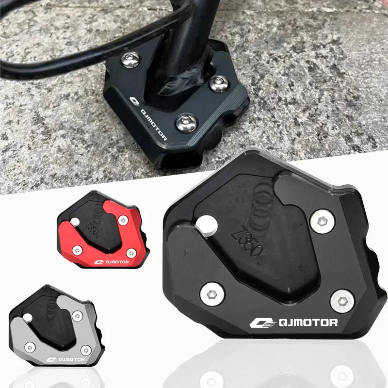 Image of Motorrad-Seitenständer-Verlängerungspad, verbreiterte Fußstützplatte für QJMOTO SRT900SX