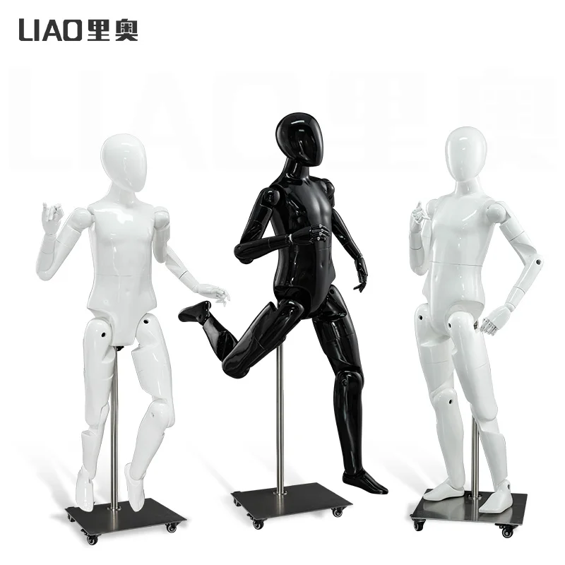 

full body Children robot mannequin Adjustable flexible Movable Joints ideal for boys and girls garment display