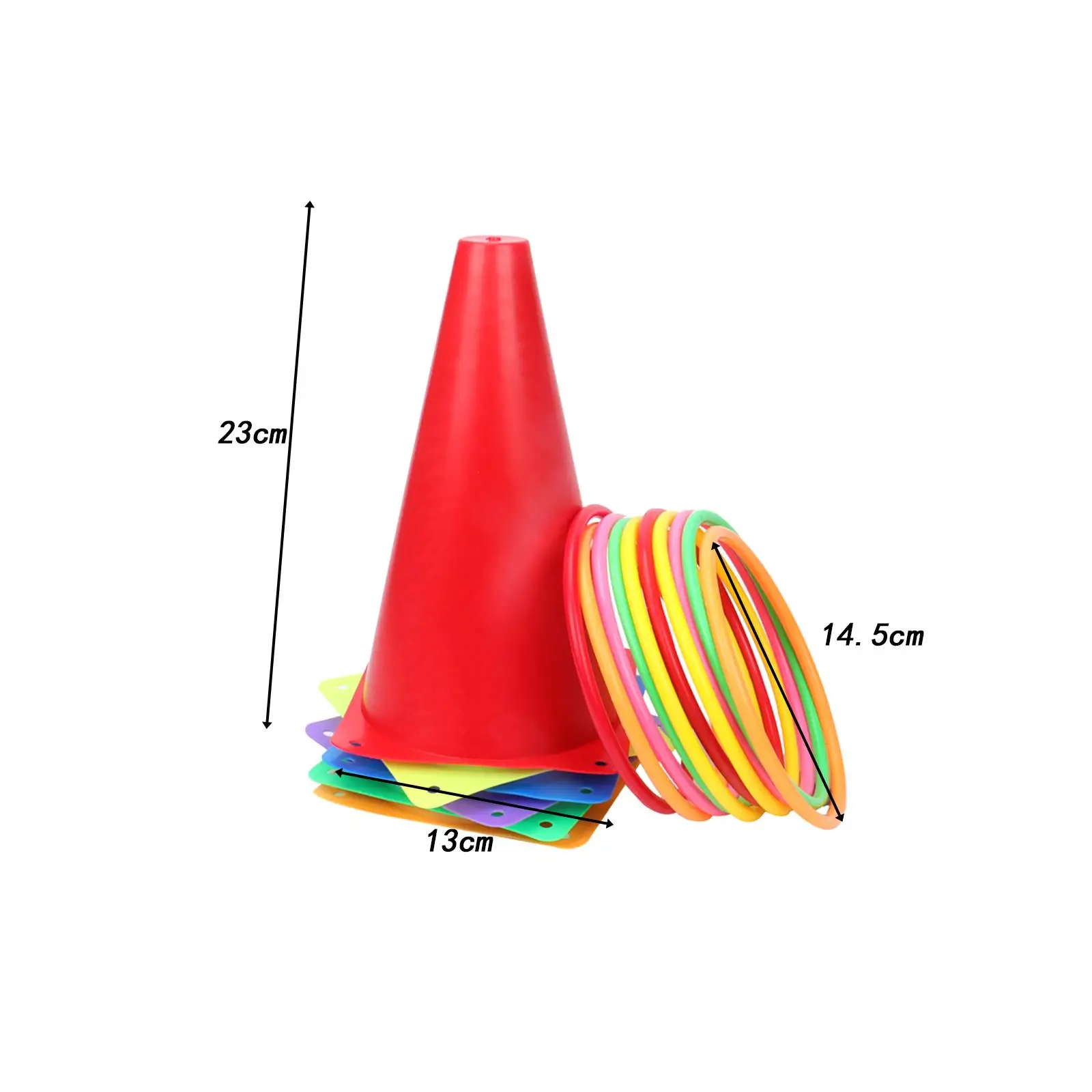 Game Cones s Set Throwing Game Target Obstacle Suitable for Kids Adults Family Backyard