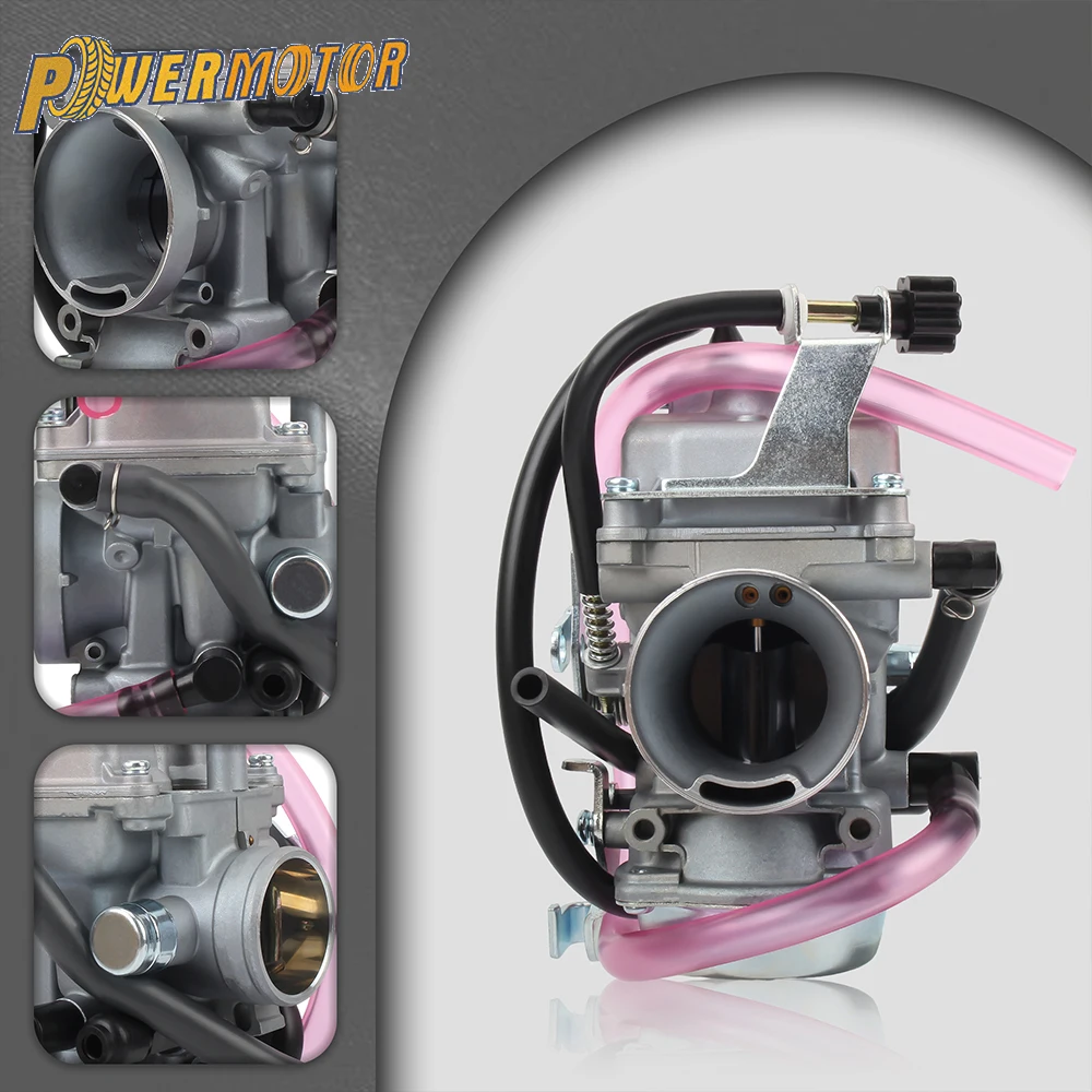 Motorrad-Vergaser mit Luftfilter-Ölschalter-Set für KAWASAKI KLF300 1986–1995 1996–2005 BAYOU Carby Carb ATV Motocross
