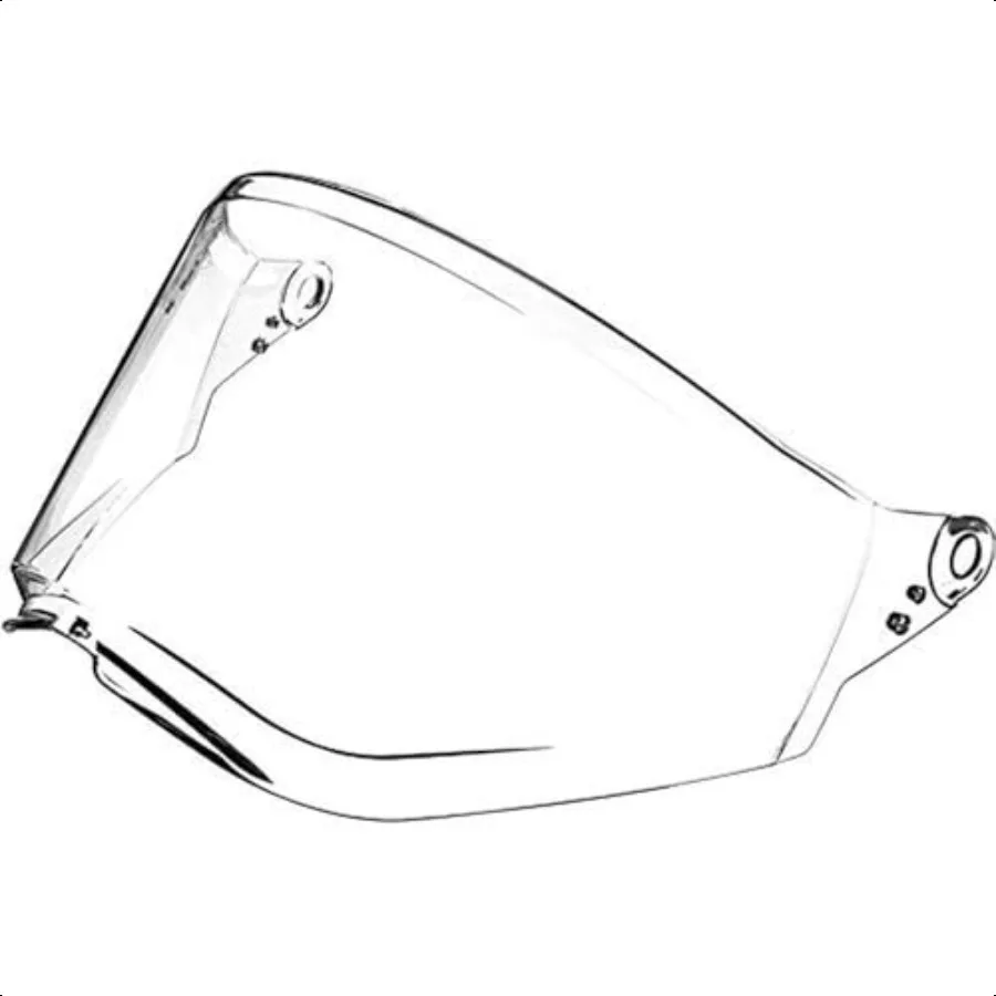 O'NEAL Sierra II UnisexAdult Helmet Replacement Shield Clear One Size