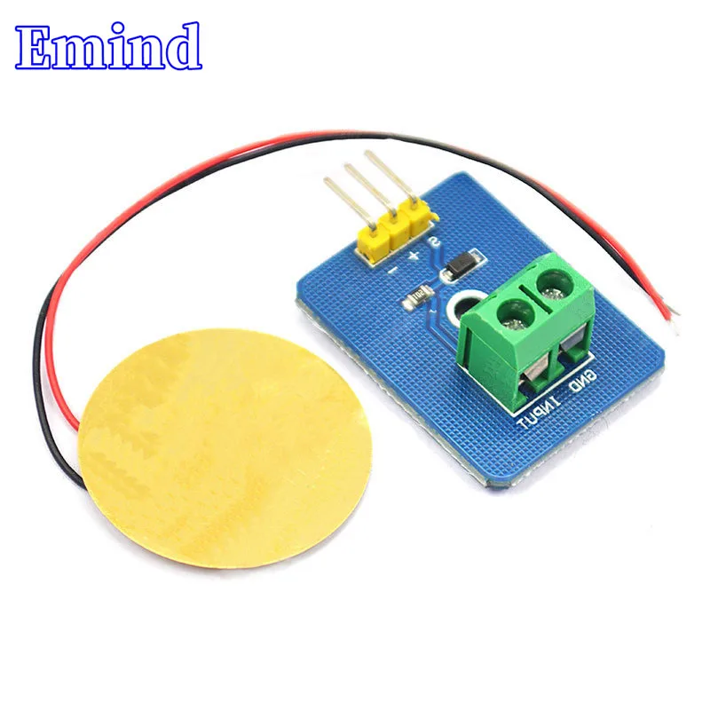 2/3Pcs Electronic Building Block Single-Chip Module Ceramic Vibration Sensor Analog Piezoelectric For Vibration-Related Products