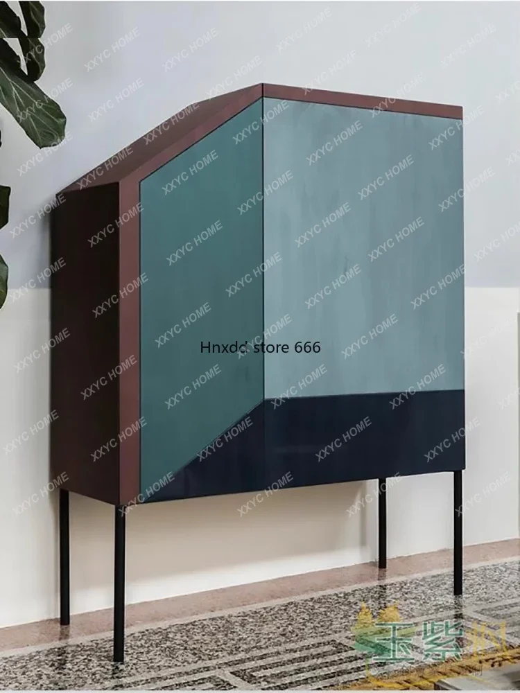 Italian minimalist postmodern side cabinet