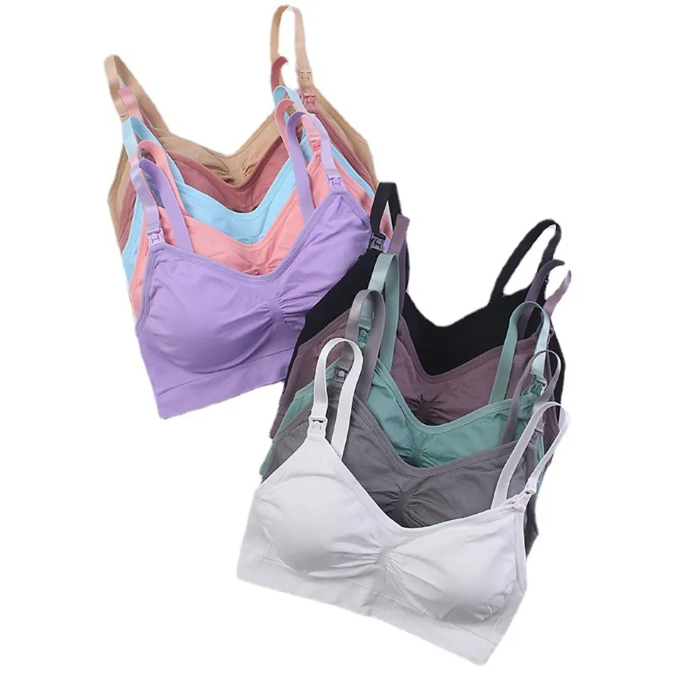 Maternity Nursing Bras Detachable And Breathable Breastfeeding Pregnant Women Pregnancy Underwear Breast Feeding Bra Clothing