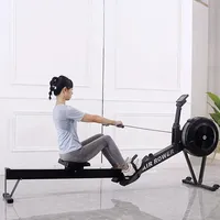 Wind resistant rowing machine, commercial home rowing machine, gym, commercial foldable wind resistant rowing machine