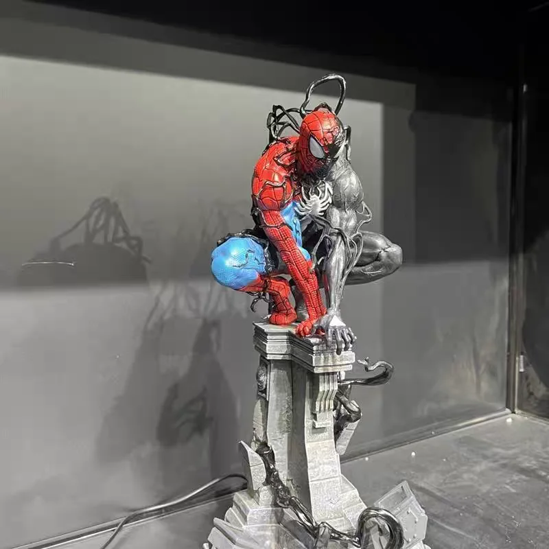 

Piderman Venom Symbiote Figure Spider Man Figures Venom Figurine Pvc Desktop Decoration Statue Model Doll Toys Christmas Gifts