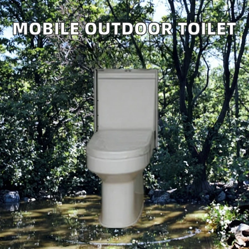 Picture 4: Modern Eco-Friendly Durable Design Portable Toilet Mobile Bathroom Sandwich Panel Construction