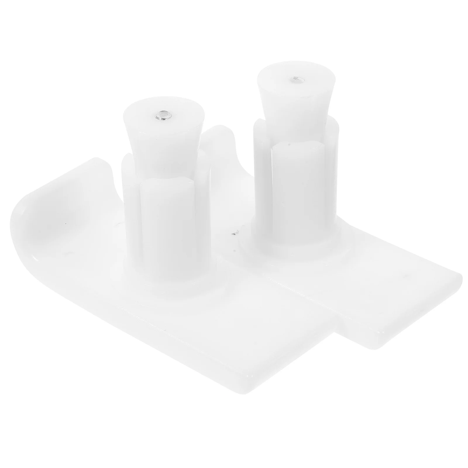 2 pçs almofadas de pé de trenó de neve leve durável walker ski desliza dicas de substituição antiderrapantes para idosos walker sliders antiaderente