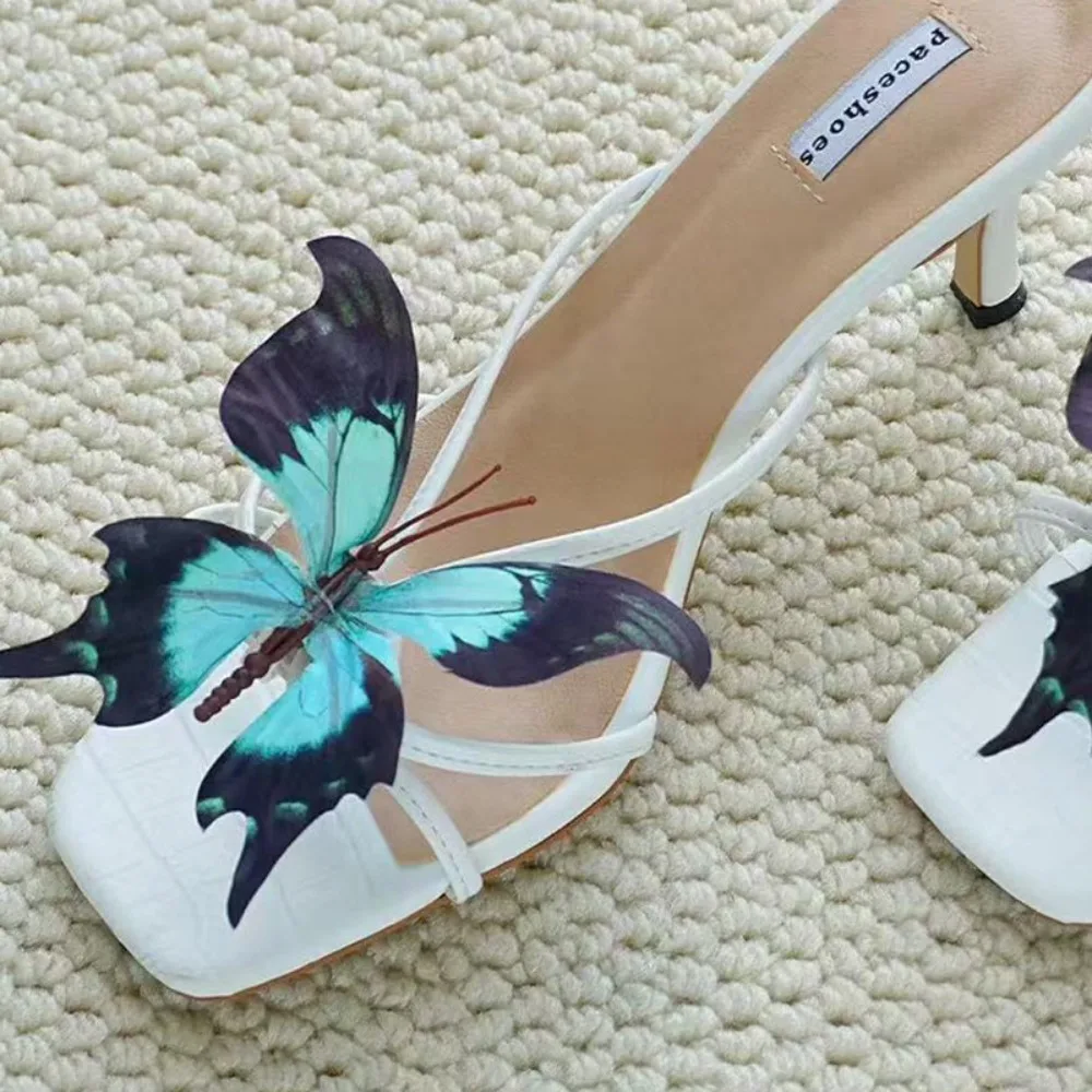 1 Pair Simulation Coloful Thai Fairy Flower Shoe Buckles Personalized Design Orchid Phalaenopsis Shoe Flower Sandals