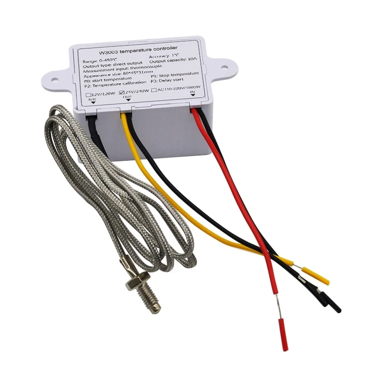 Factory Cheap Price Output Capacity 10A Thermostat ZFX-W3003 Controller Digital Display Temperature Sensor