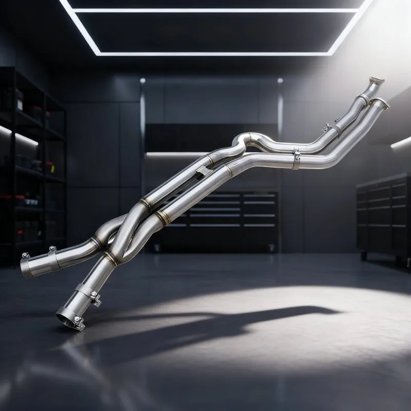 Custom Equal Length Mid Pipe with Z Pipe for BMW M3/M4 G80/G82 3.0T 2021-2024 Boska Racing Exhaust Middle Pipes