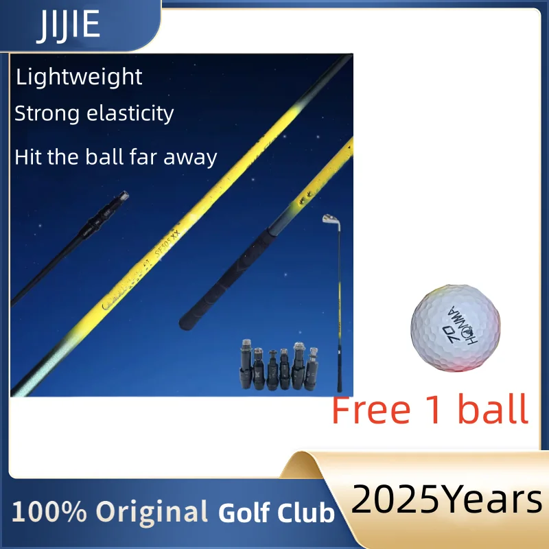 Jijie 100% Original Golf Club Autoflex Long Distance Easy to Play Yellow Golf Club Shaft 1/3/5 Wooden Rod