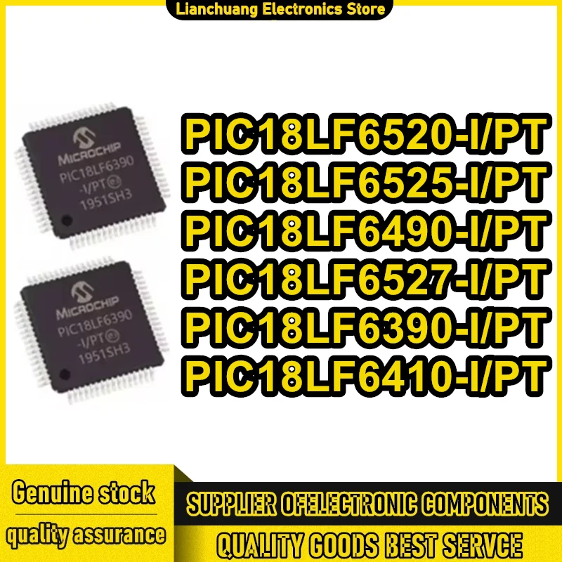 

PIC18LF6390-I/PT PIC18LF6410 PIC18LF6490 PIC18LF6520 PIC18LF6525 PIC18LF6527-I/PT Микросхема MCU TQFP-64 в наличии