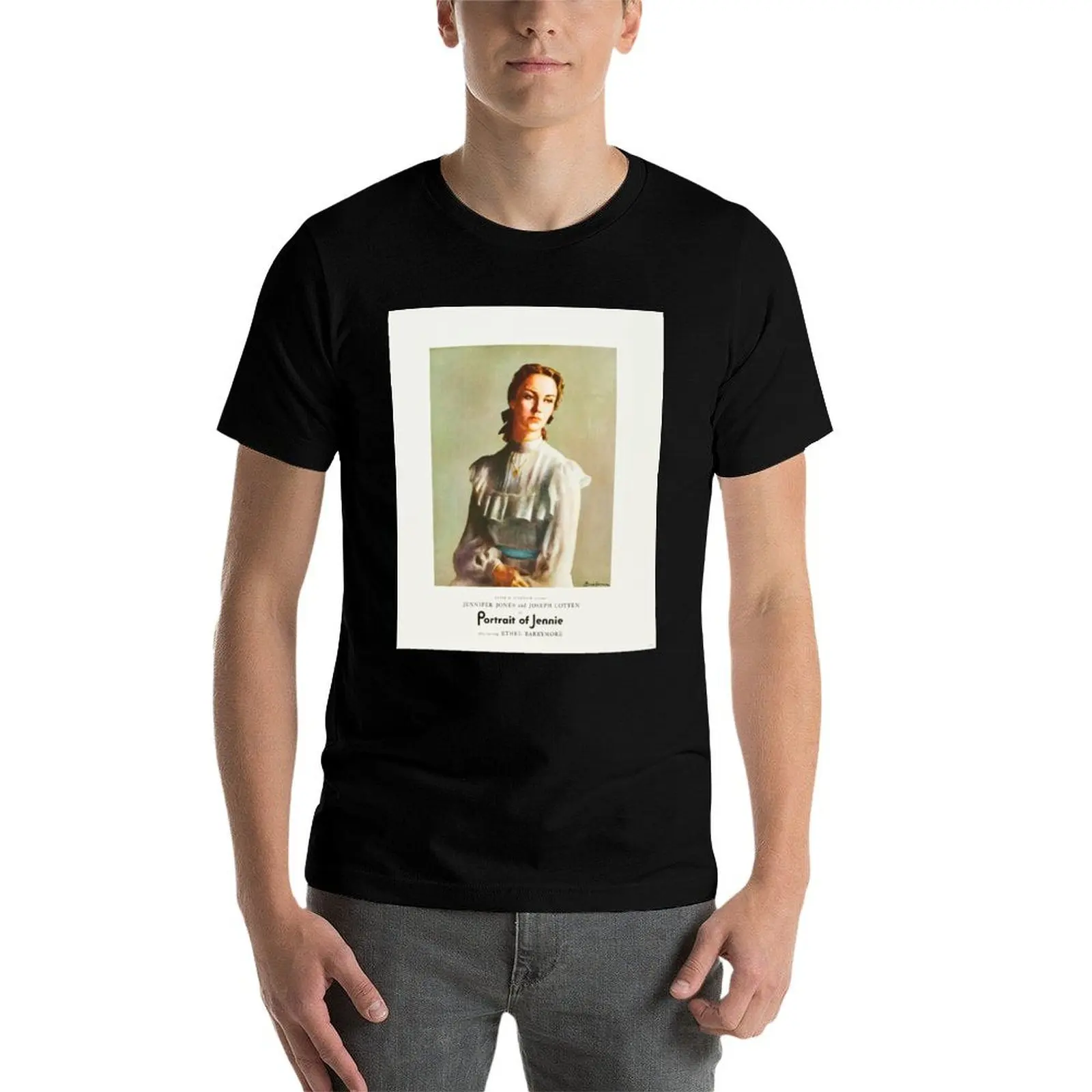 Portrait of Jennie T-Shirt man t shirts high quality luxury brand t shirts for man graphic funny t shirt man luxury T-Shirt