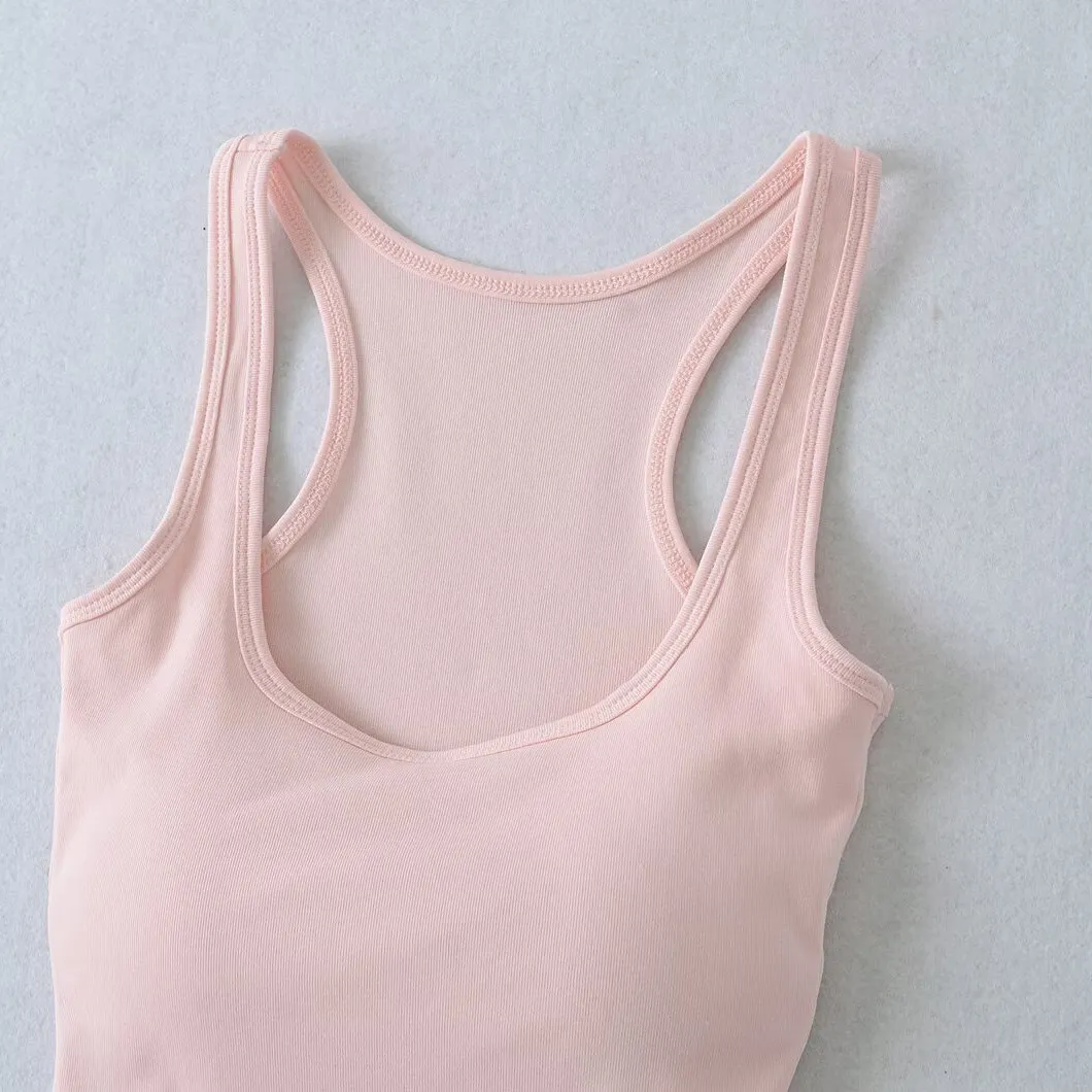 純粋で魅力的なセクシーなブラストラップベスト、女性用サマースリムベースレイヤーインナーウェアトップ、スリムストリートスタイル、コットン素材...