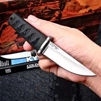 Small Samurai Fixed Blade Knife Jungle Survival Hunting Tool with Sheath Outdoor Camping Fishing Multifunctional EDC Tools