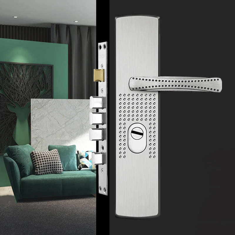 Universele veiligheidsdeurgreep Aluminium deurklink Verdikt paneelhandvat Deurslotfittingen Huishoudelijke hardware