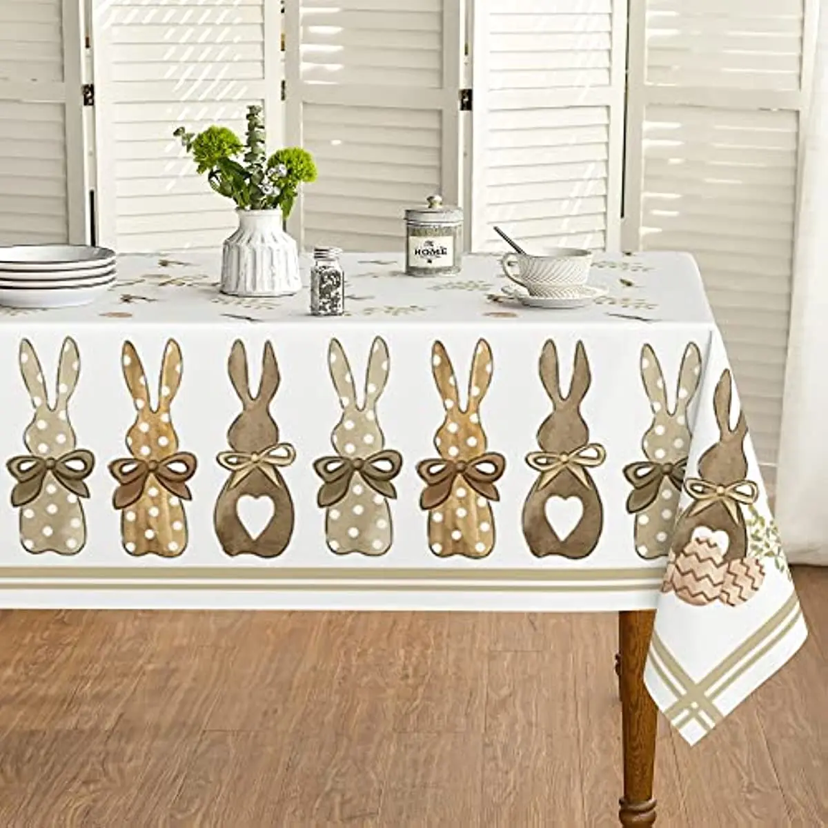 

Easter Rectangular Tablecloth Spring Carrot Rabbit Tablecloth Used for Wedding Party Picnic Dinner Decorations Mantel De Mesa