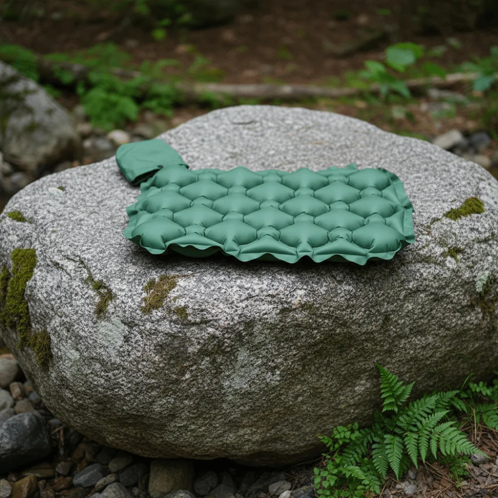 Foldable Inflatable Seat Cushion Moisture-proof Lightweight Car Seat Cushion Water Resistant Space-saving Camping Chair Mat