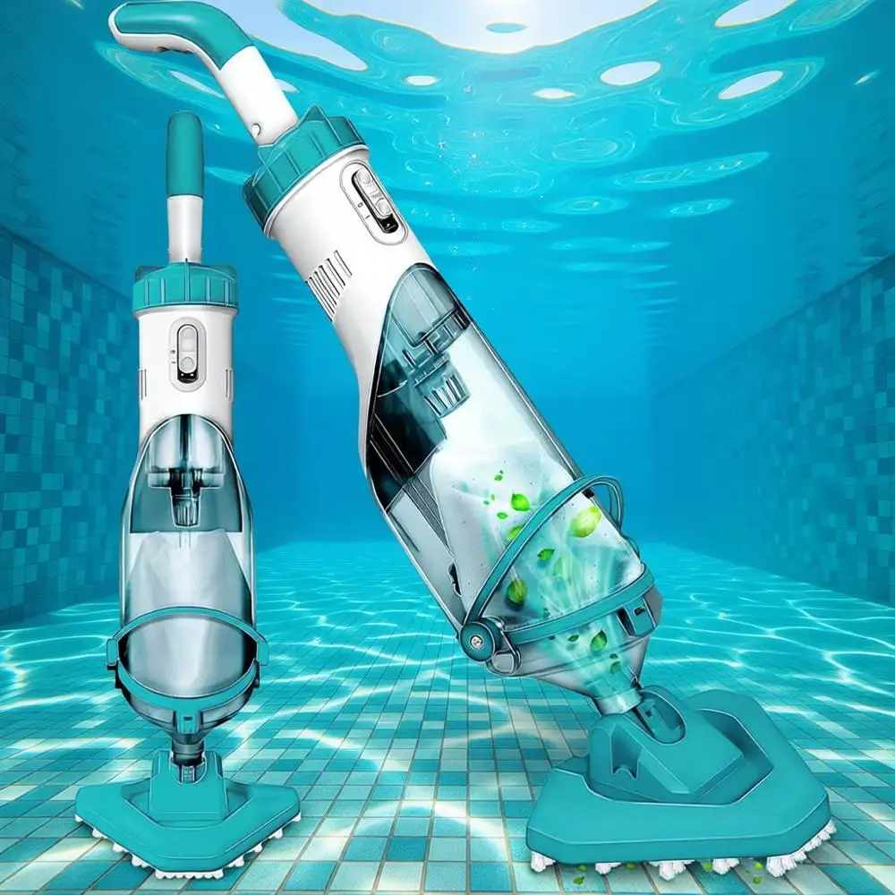 

Ручной пылесос для спа-бассейнов и надземных бассейнов с удлинительной штангой 60 дюймов, 60 минут работы, мощность 19 галлонов/мин