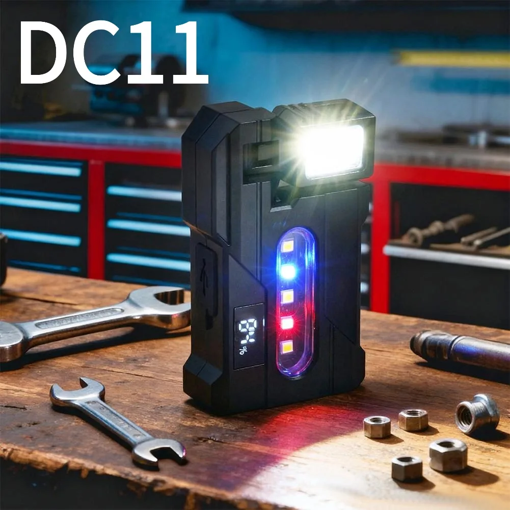 Rechargeable Flashlight 1200lumens Magnetic Multi-Angle Rotating Portable Mini Flashlight Portable Pocket Flashlights