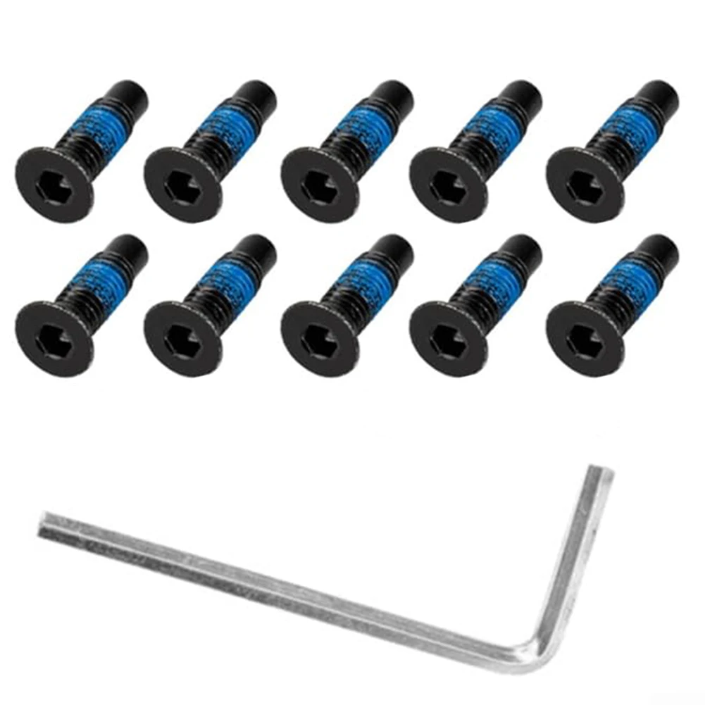 Black Forehead Screw Pack 10pcs for Ninebot For G30 for f30 Electric For Scooter Stainless Including Spanner Black