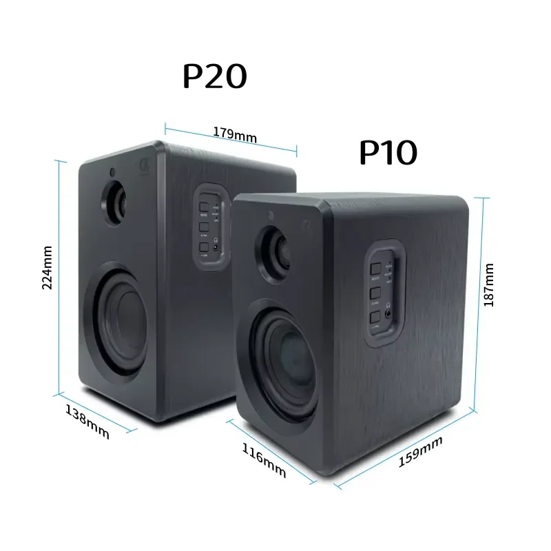 Customizable Sound Effect 2.0 Bookshelf Speakers with Dedicated Driver Units for Personalized Audio Experience