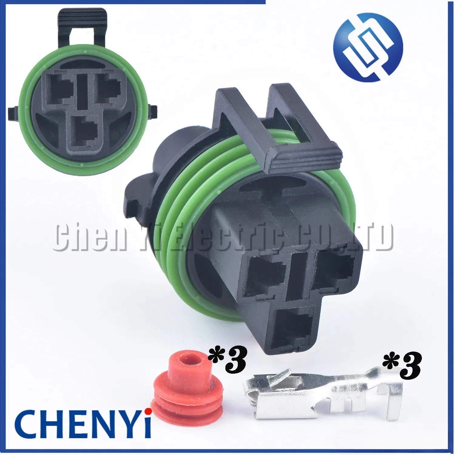 

3 Pin female 4.8mm series automotive waterproof Sensor Connector plug 12131592 for Ford Buick Chevrolet