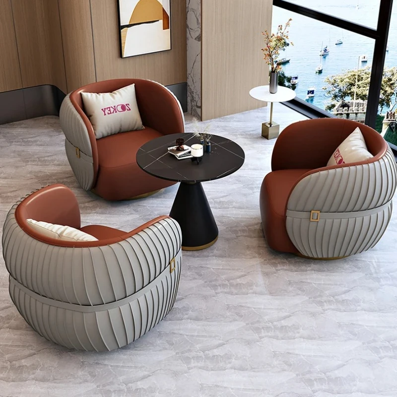 

Simple Nordic Salon Chair Modern Wooden Lounge Lazy Luxury Reading Chairs Armchair Salon Designer Sillones Nordic Furniture