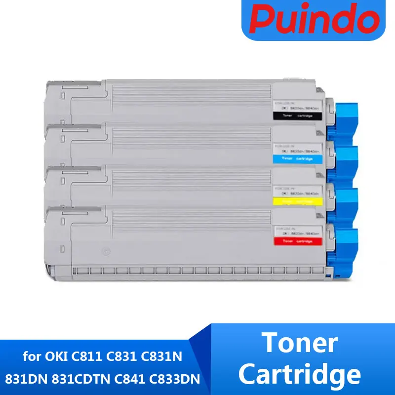 

Toner Cartridge for OKI C811 C831 C831N 831DN 831CDTN C841 C833DN C833DNL Printers