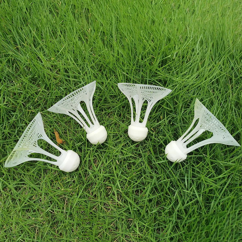 Pelota de bádminton a prueba de viento para exteriores, pelota de nailon para entrenamiento deportivo, resistente y estable, 1/3/6/9 Uds.