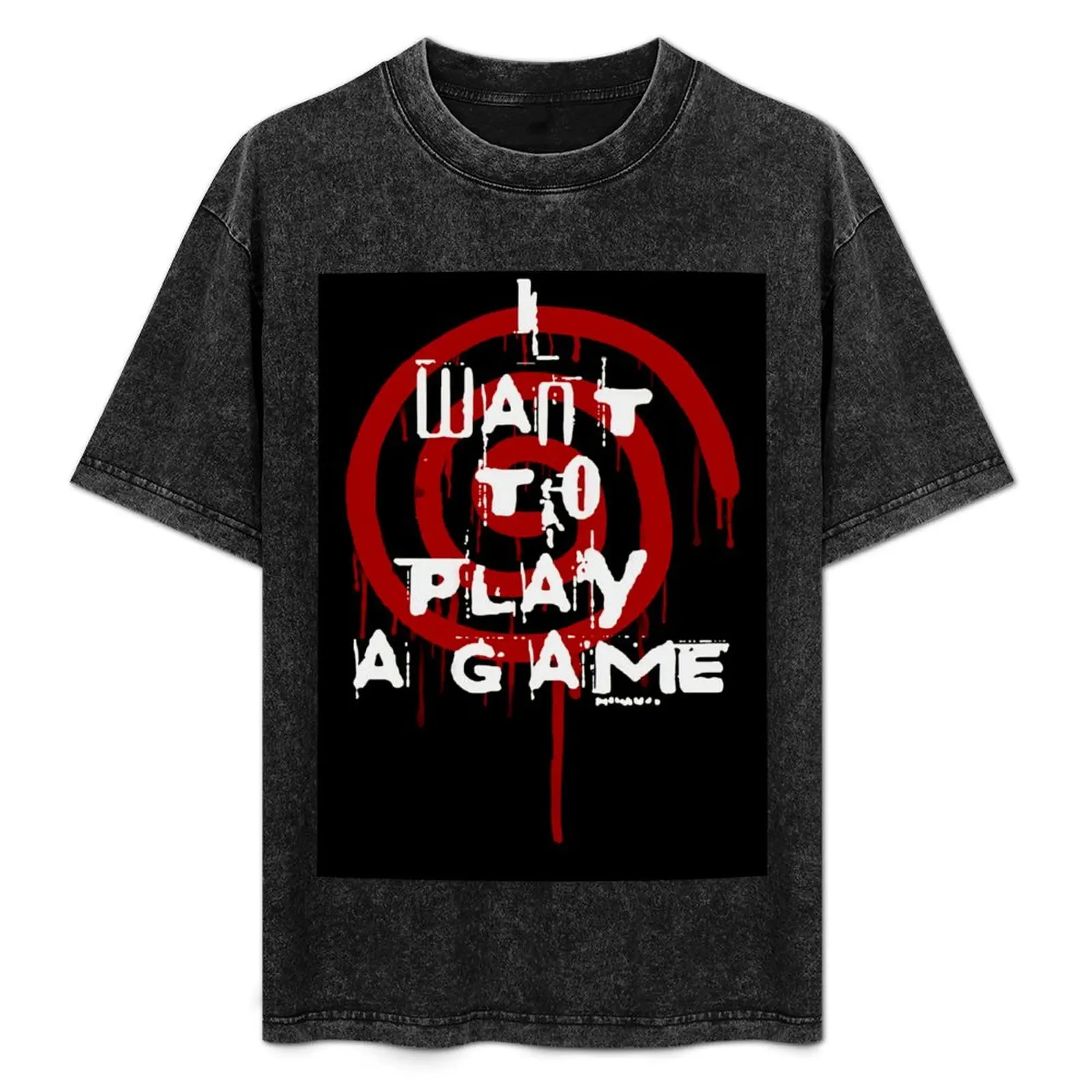 

I want to play a game T-Shirt Large Size Casual Tee Shirt