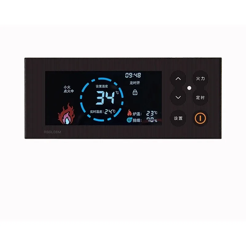 Biomass Pellet Stove Controller, Heating Furnace Control Panel for Household pAnel Use