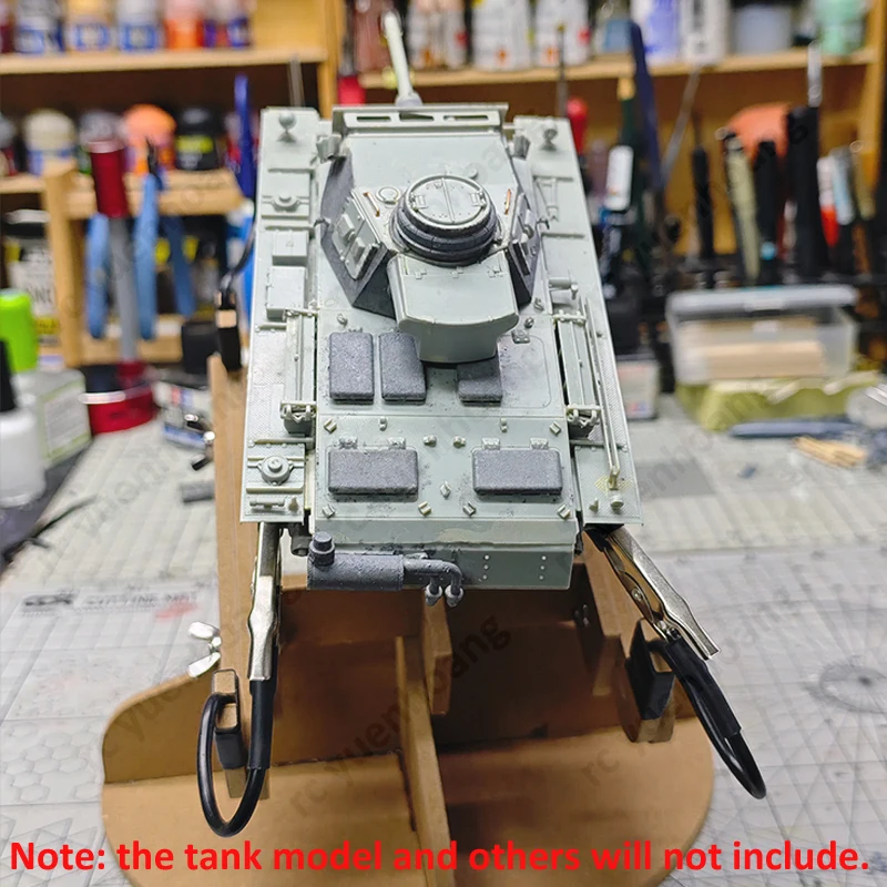 1 conjunto de suporte auxiliar universal multieixo, bancada de trabalho, ferramenta de reparo, montagem/tempo/suporte de pintura, mesa de trabalho para carro rc/tanque