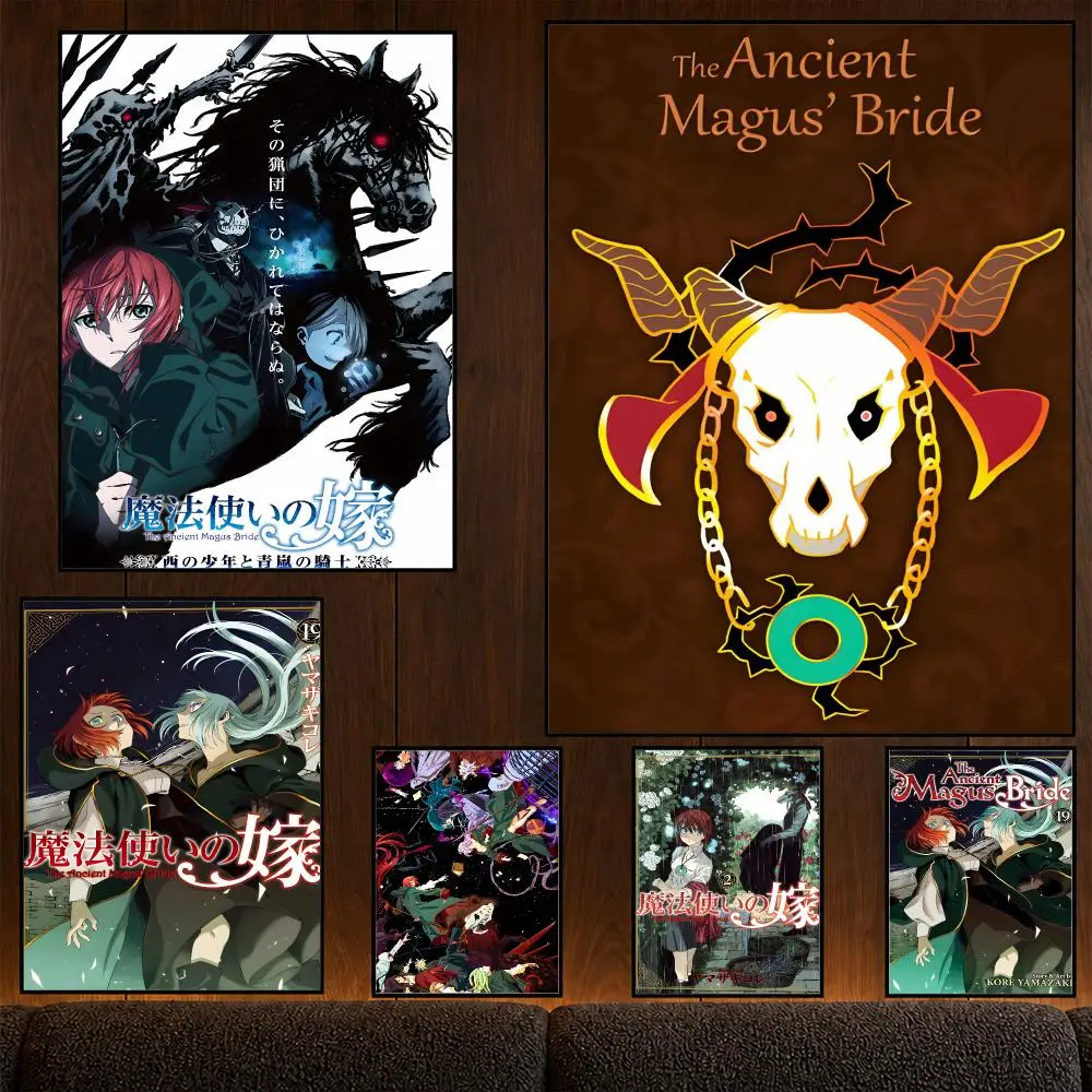 Anime The Ancient Magus Bride Chise Poster Wall Art Print HD Aesthetic Artwork Waterproof Printing For Fans Home Decor Gift