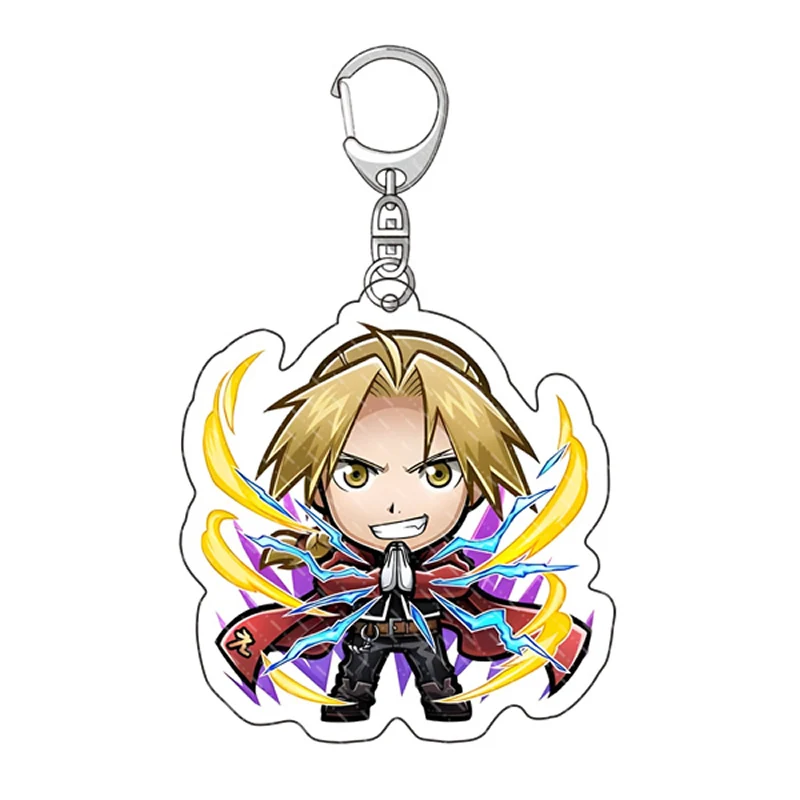 Fullmetal Alchemist Keyring 9 Styles Arcylic Cartoon Keychain Figures Anime Accessories