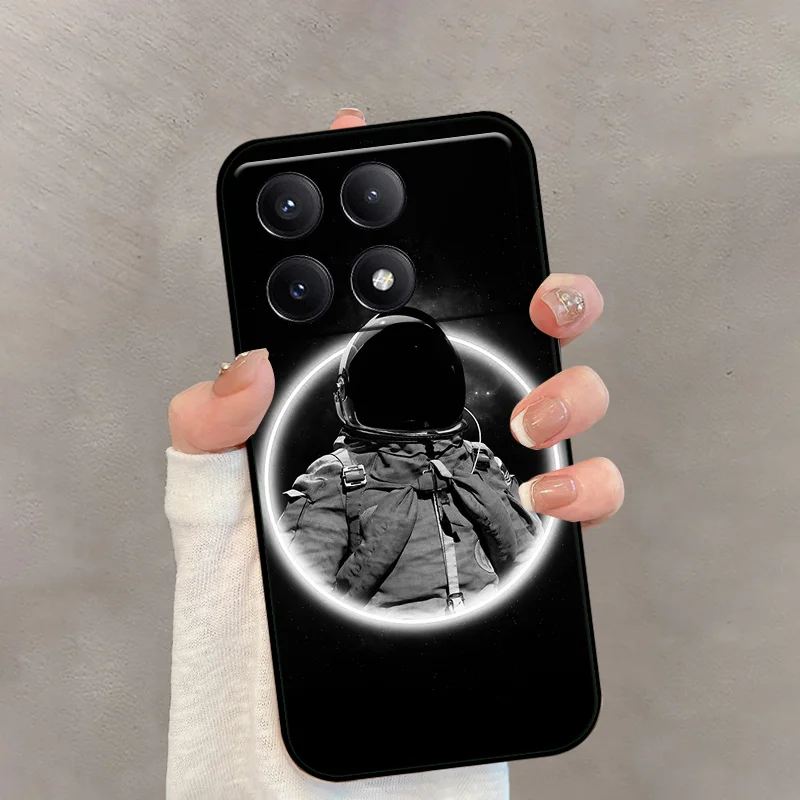 Poco X6 Pro Fundas 케이스 X6 Neo TPU 실리콘 전화 Coque 커버 Xiaomi Poco M6 4G 5G M6 Plus 충격 방지 소프트 범퍼 쉘