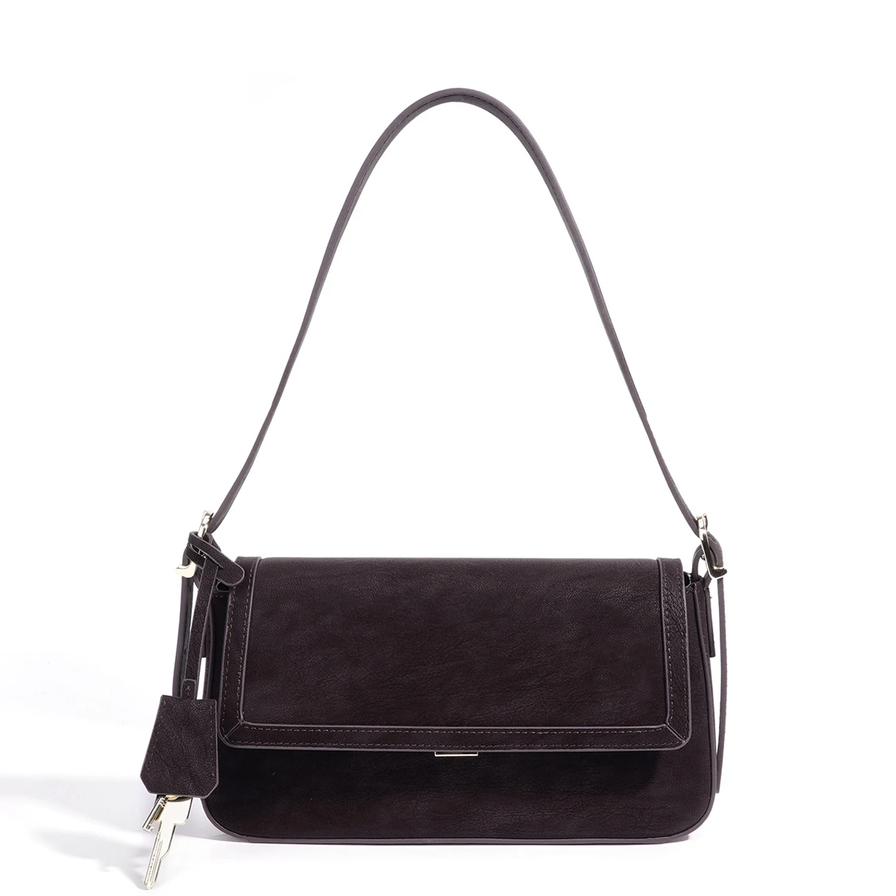 Autumn Winter New Genuine Leather Square Bag Minimalist Niche Design Handbag Fashion Versatile Shoulder Crossbody Bag for Women