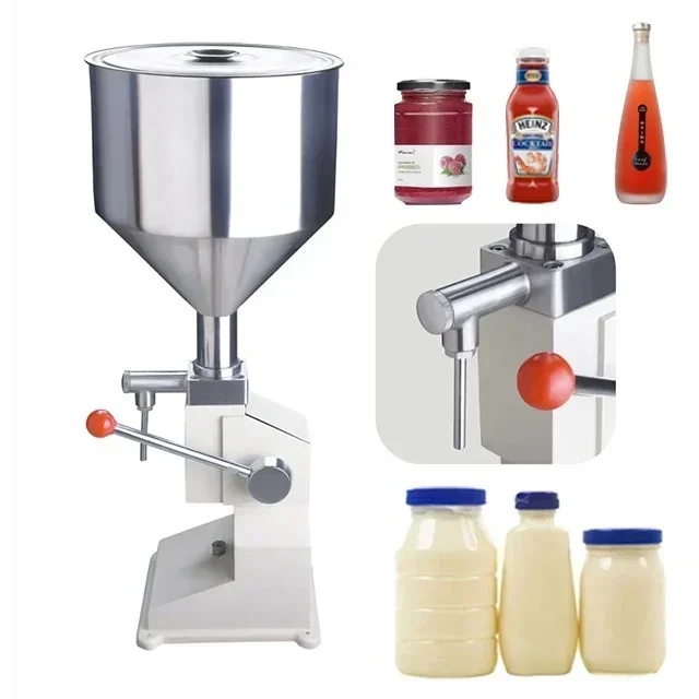 100ml Manual essential oil detergent lotion bottle cream liquid cosmetic peanut jam honey cream yogurt syrup filling machine Hot