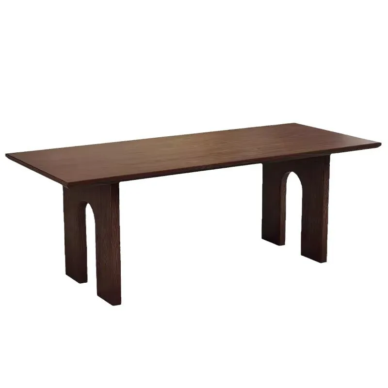 

Nordic all-solid wood dining table New Chinese-style household small apartment solid wood leg rectangular eating