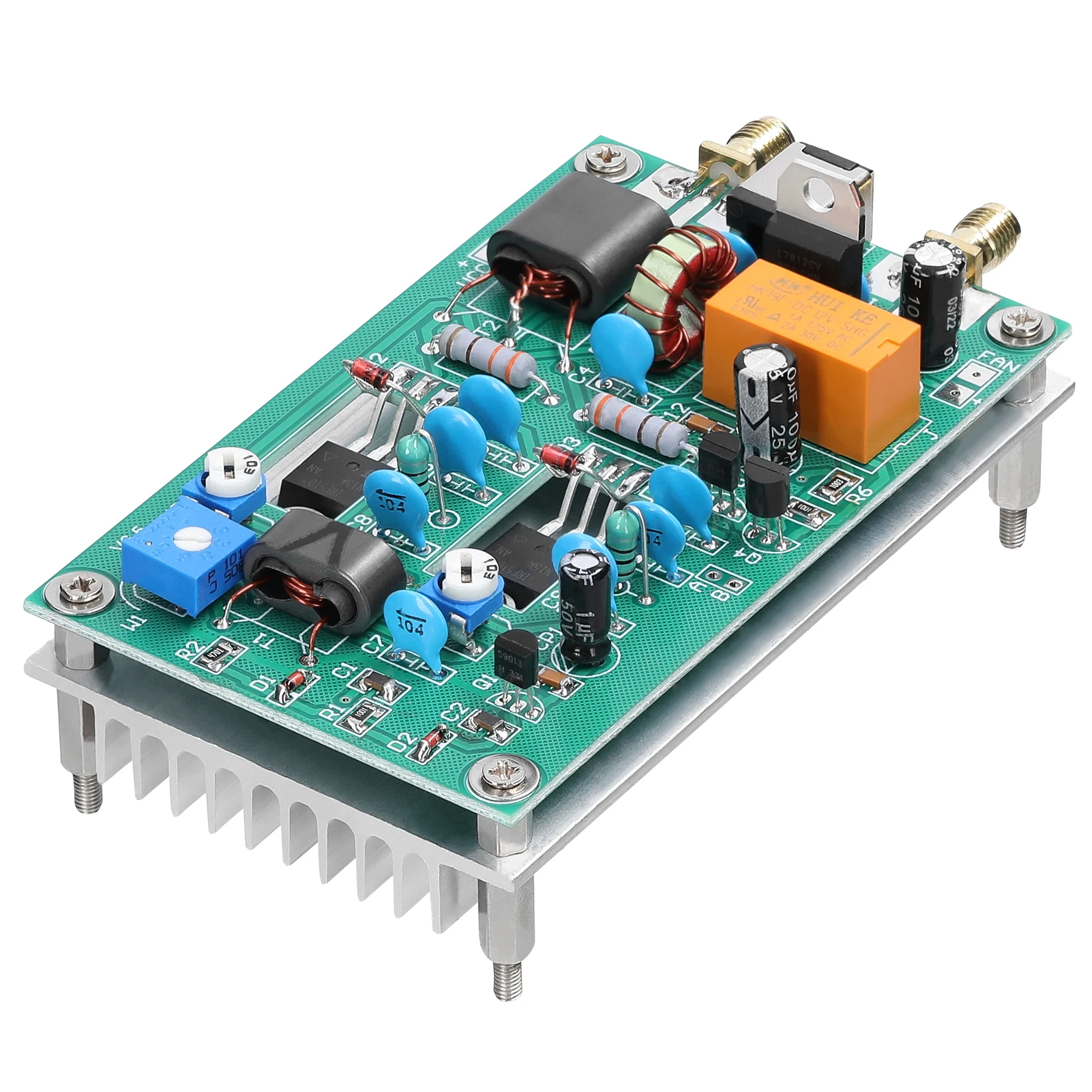 30W 3-28MHz Shortwave Power Amplifier Board CW SSB Linear High Frequency Power Amplifier Finished Board