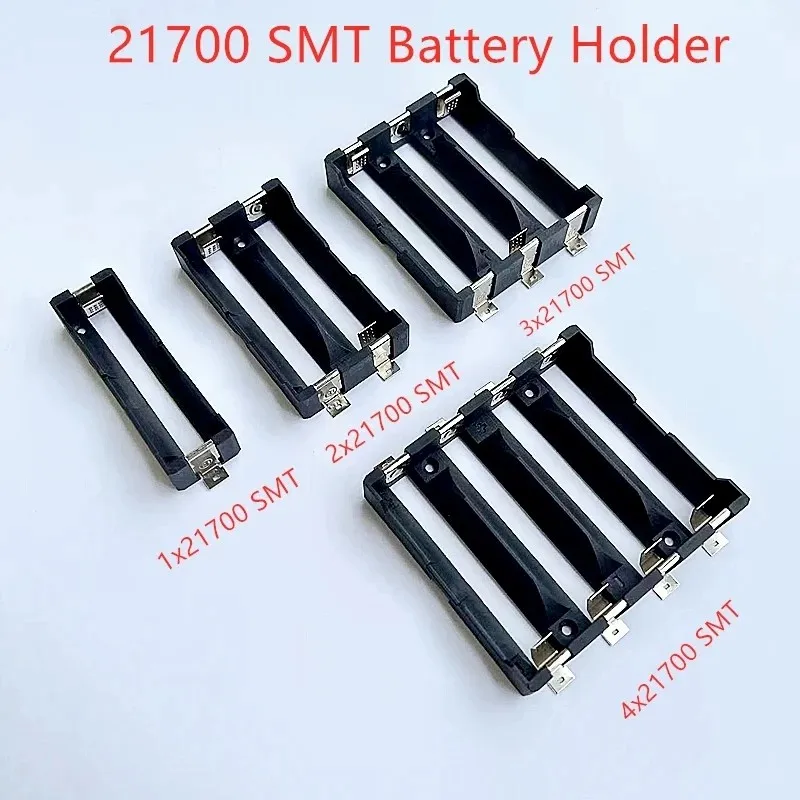 

21700 Nylon Fireproof Battery Box 21700 THM Battery Holder PCB Pin 21700 Battery Box SMD Battery Case 1/2/3/4 Slot DIY