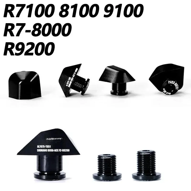 110 BCD Double Chainring Bolt Modification Cap for Shimano 105 R7000 Ultegra R8000 Dura Ace R9100 R9200 Single Screw