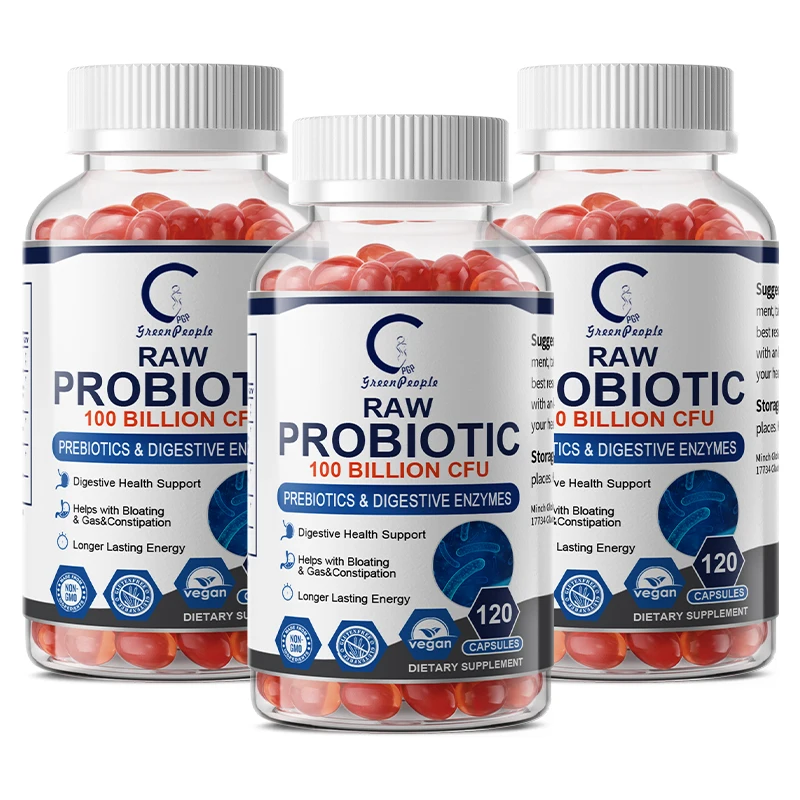 

Пробиотики 100 миллионов CFU — пищевая добавка для женщин и мужчин, иммунитет, пищеварение, здоровье Gut, 120 капсул