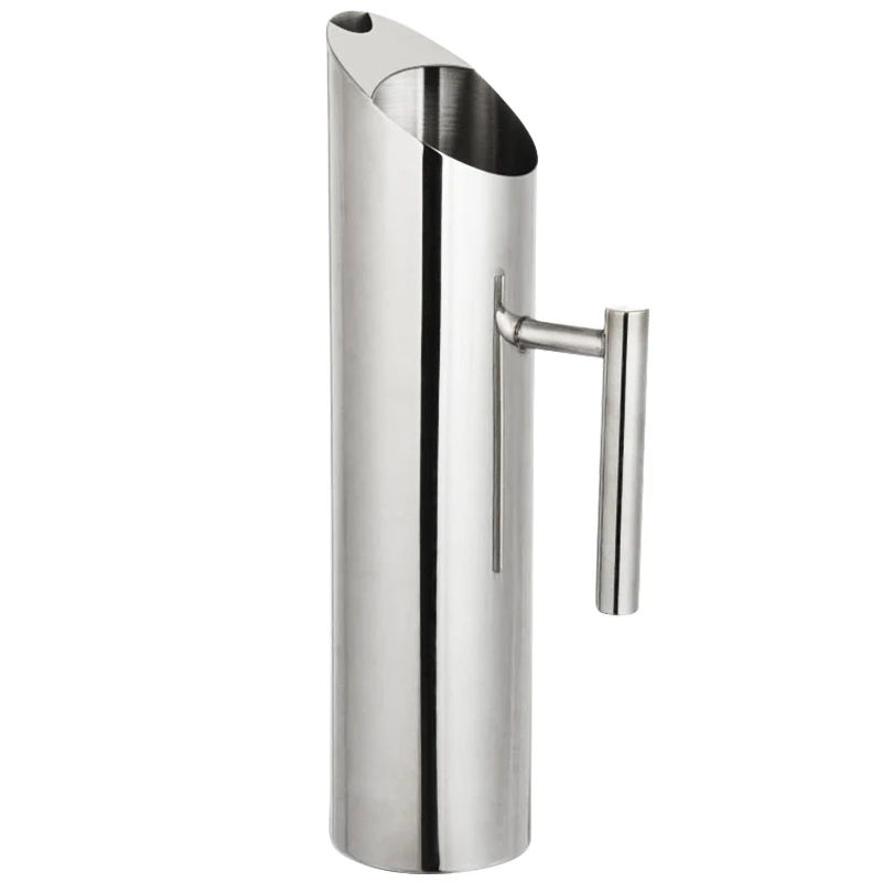 1.8L Stainless Steel Water Jug Hot And Cold Water Duck Bill Pot Large Capacity Shot Glass Cocktail Beer Whiskey Bar Tool