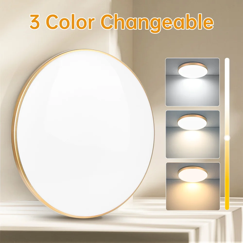 Super Waterpoor Led Ceiling Light Panel Bathroom Lights 30W Wall light led Light for Kitchen Bedroom Ultra thin Ceiling lamp